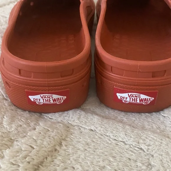 Vans Orange Slip-On Trk Mule- open back - Picture 7 of 8